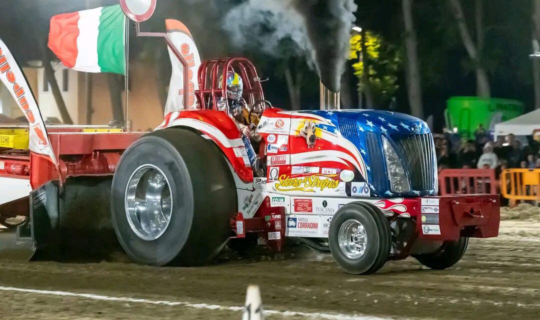 Inizia il Campionato Italiano di Tractor Pulling con Stars&Stripes protagonista