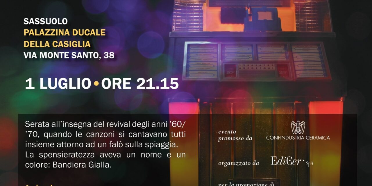 Concerti in Palazzina 2025: 45 giri fa, le canzoni del jukebox