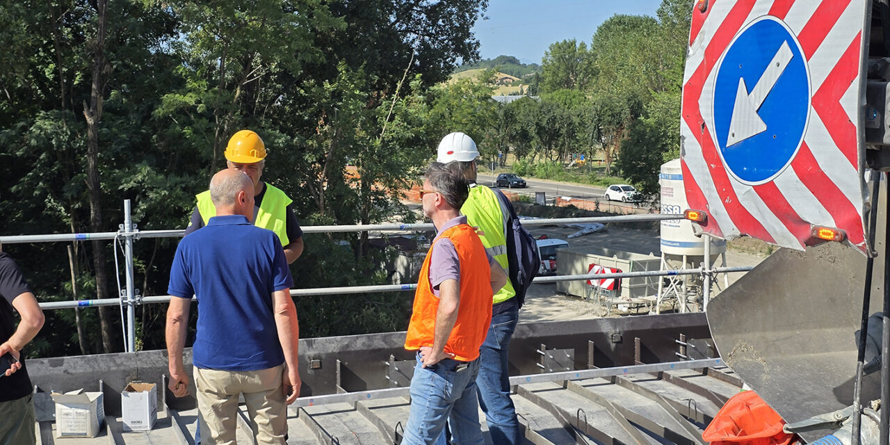 SOPRALLUOGO CANTIERE PONTE VEGGIA: I LAVORI PROCEDONO NEI TEMPI
