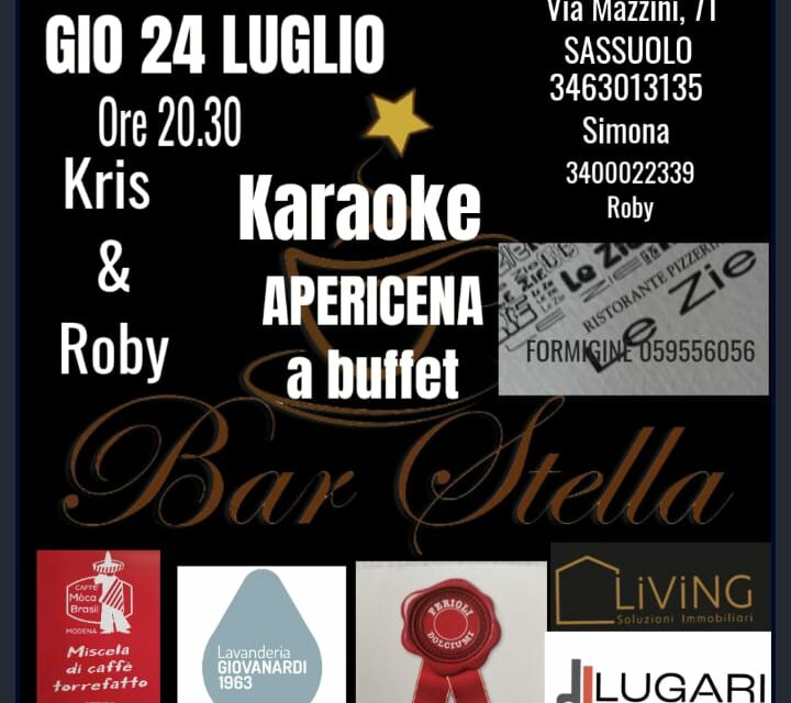 Giovedì sotto la buona STELLA tra suoni e gustosi cocktails