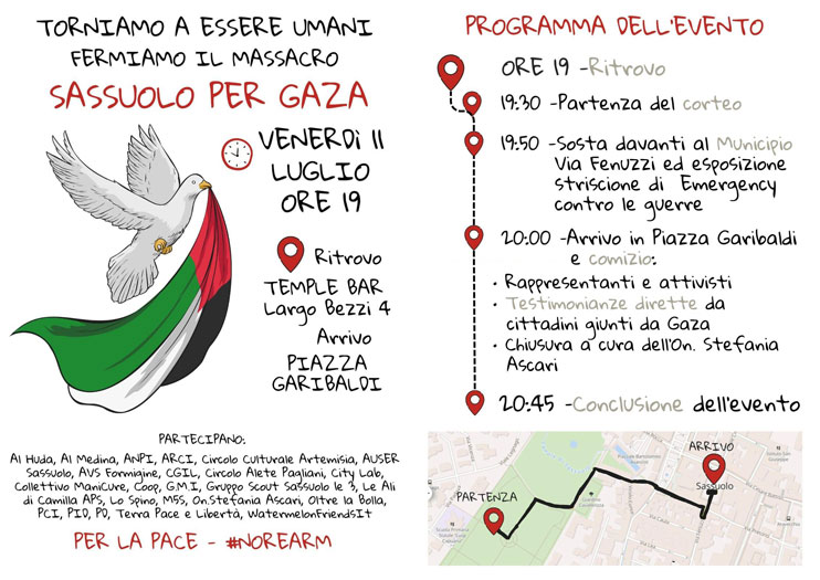 Passeggiata solidale pro Palestina