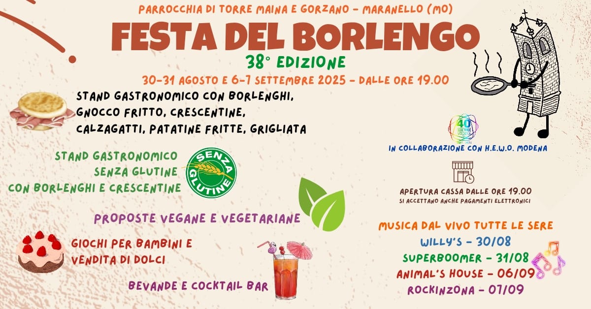 38^ FESTA DEL BORLENGO