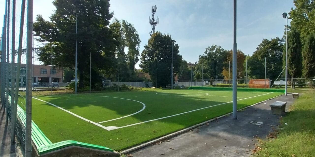 Nuovi campi da basket e calcetto al Parco XXV Aprile