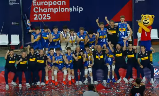 Tre ragazzi del VOLLEY SASSUOLO sul tetto d’Europa