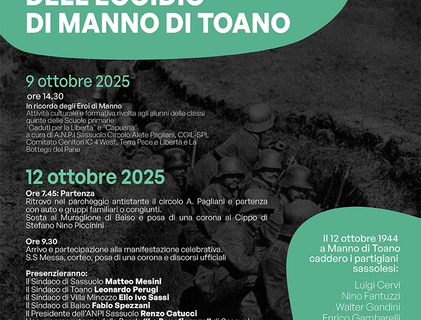 COMMEMORAZIONE DELL’ECCIDIO DI MANNO