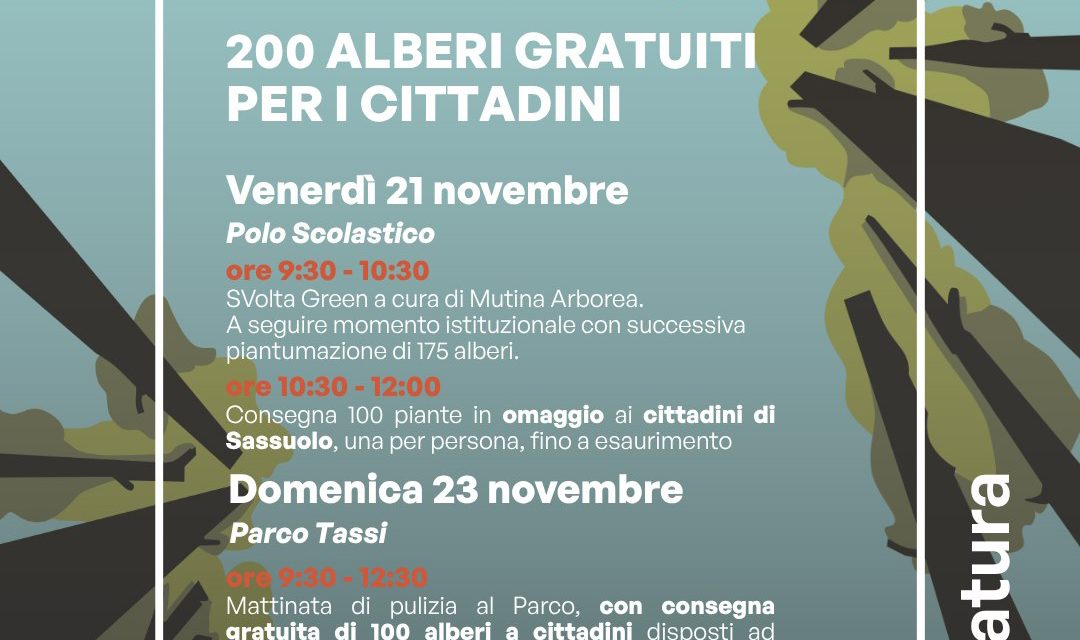 LA FESTA DELL’ALBERO