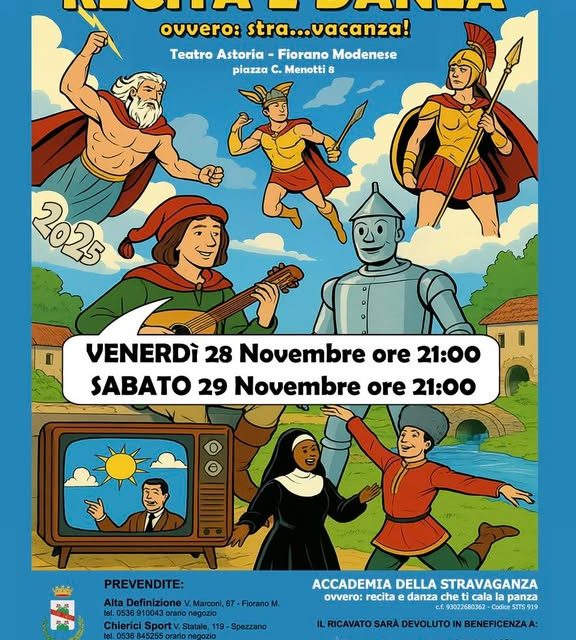 “Recita e danza” all’Astoria