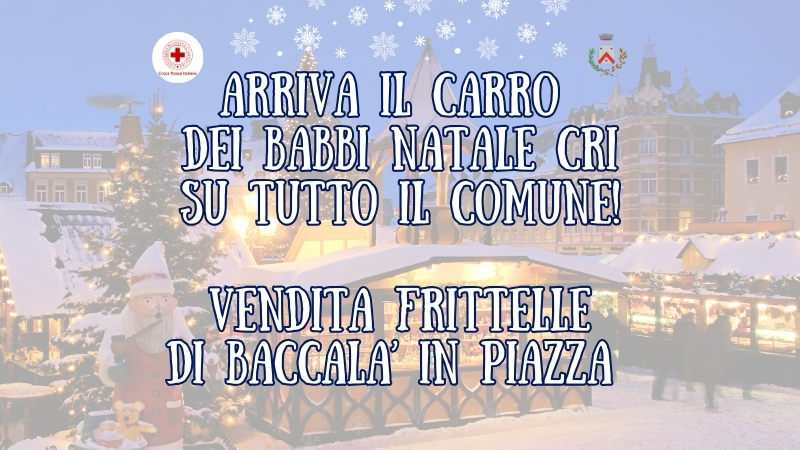 Il carro dei Babbo Natale nel territorio di Castellarano MERCOLEDI’ 24