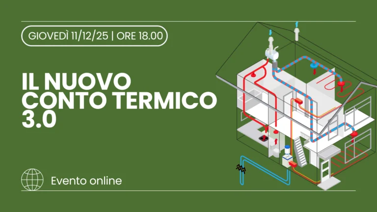 Il nuovo Conto termico 3.0