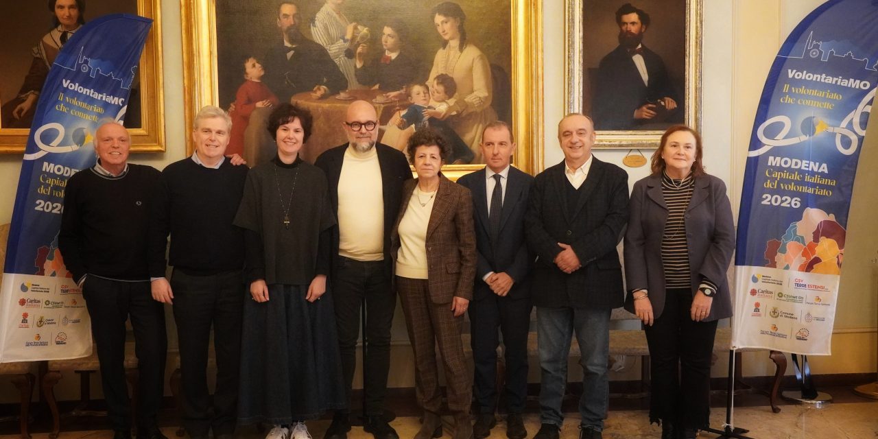 “VolontariaMO. Il volontariato che connette”: un anno di appuntamenti per Modena Capitale Italiana del Volontariato 2026
