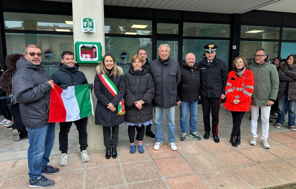 “Bottega della Pasta” dona un defibrillatore al Comune di Formigine