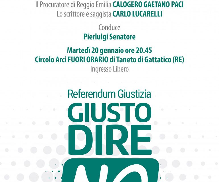C’E’ CHI DICE NO!