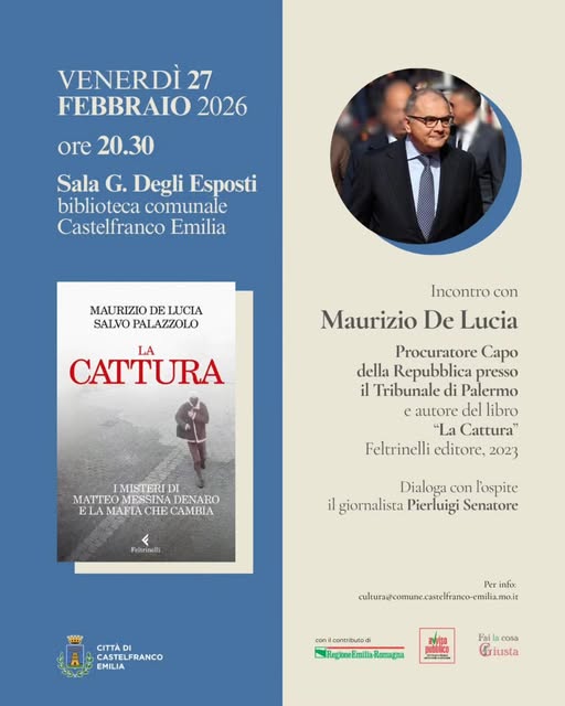 IL PROCURATORE DI PALERMO *MAURIZIO DE LUCIA* 