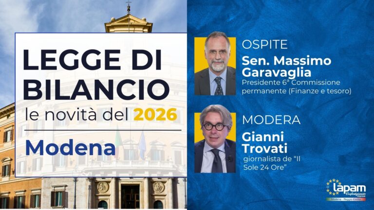 Legge di Bilancio, un evento per approfondire le novità