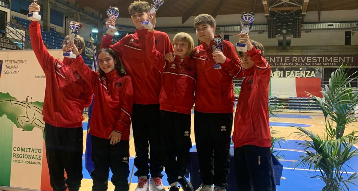 Sassuolo Scherma brilla ai Regionali U 14