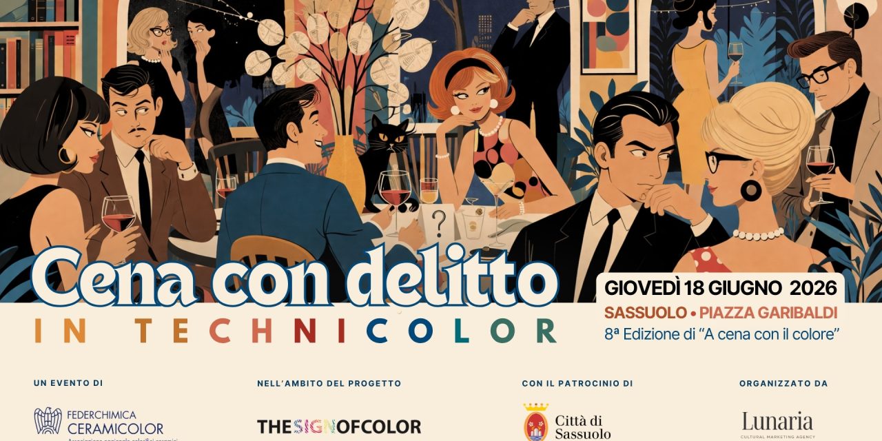 Giallo a Sassuolo: “A Cena con il Colore”