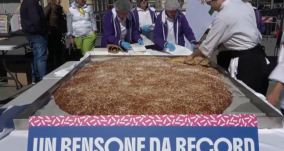 Festa del Busilen, successo a Fiorano: il bensone gigante raccoglie oltre 1.500 euro per l’hospice Casa Giuly