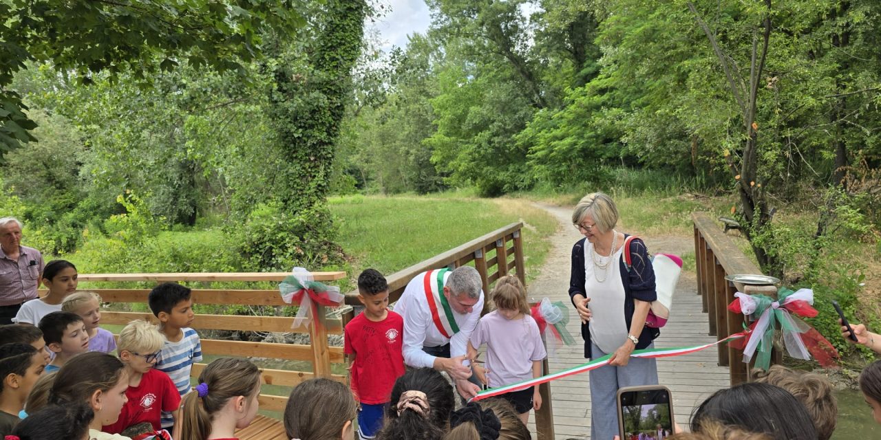 INAUGURATA LA PASSERELLA SUL PERCORSO SECCHIA