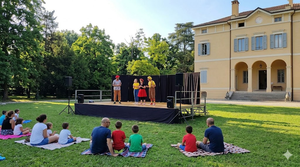 Fiorano Modenese, l’estate dei bambini tra teatro, musica e fantasia a Villa Pace