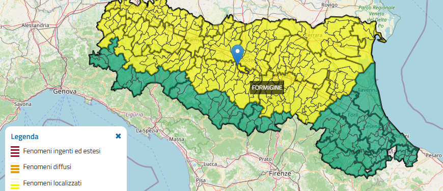 Allerta meteo gialla per temperature estreme