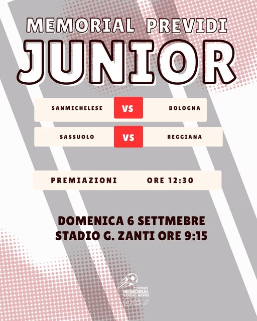 IL MEMORIAL NARDINO PREVIDI SI FA JUNIOR: IL CALENDARIO DEI GIOVANISSIMI DELL’U10