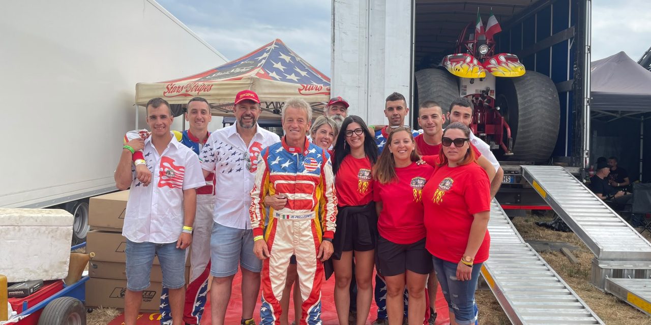 Stars e Stripes incanta l’Europa: il trattore sassolese conquista applausi agli Assoluti di Tractor Pulling