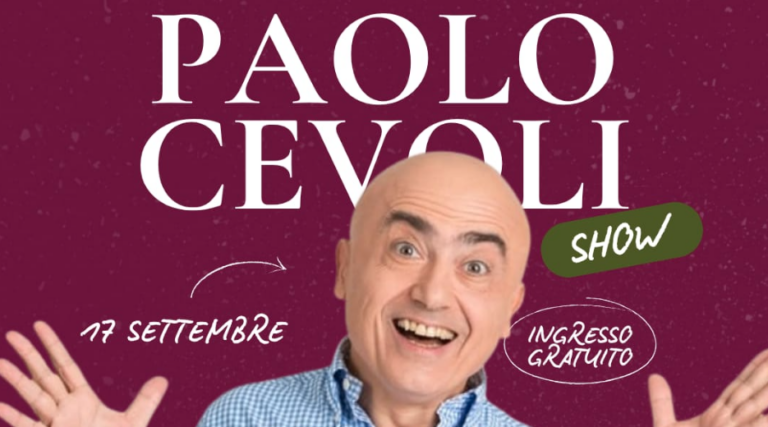 Comicità e simpatia, targate Cevoli, a Castellarano