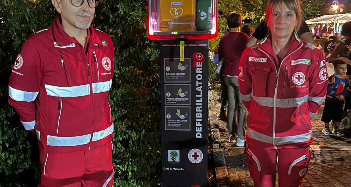 Un nuovo defibrillatore a Pozza