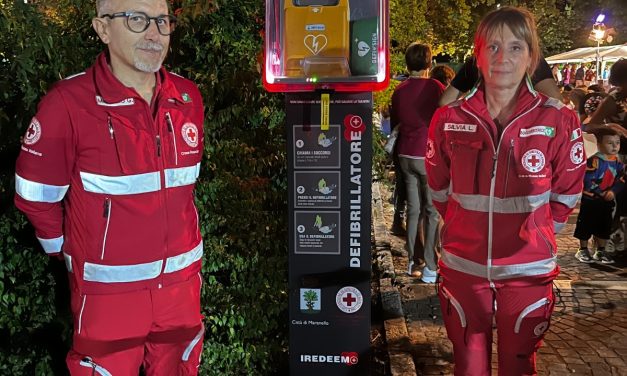 Un nuovo defibrillatore a Pozza