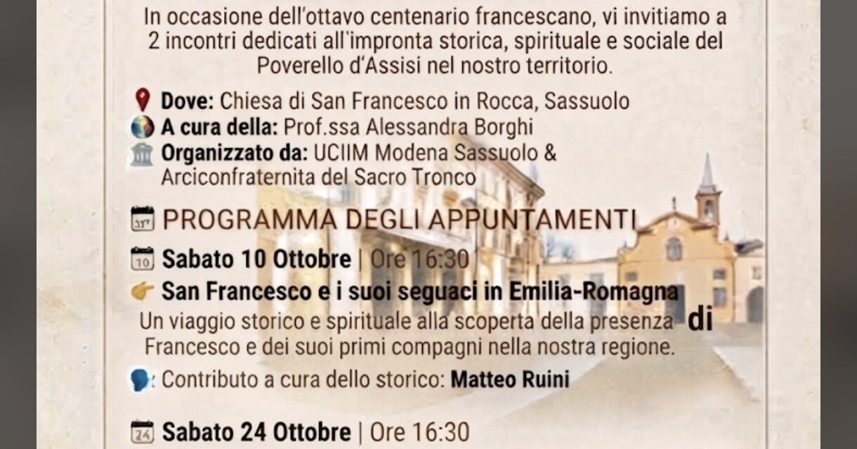 SULLE ORME DI SAN FRANCESCO