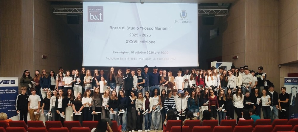 Consegnate le borse di studio “Fosco Mariani”