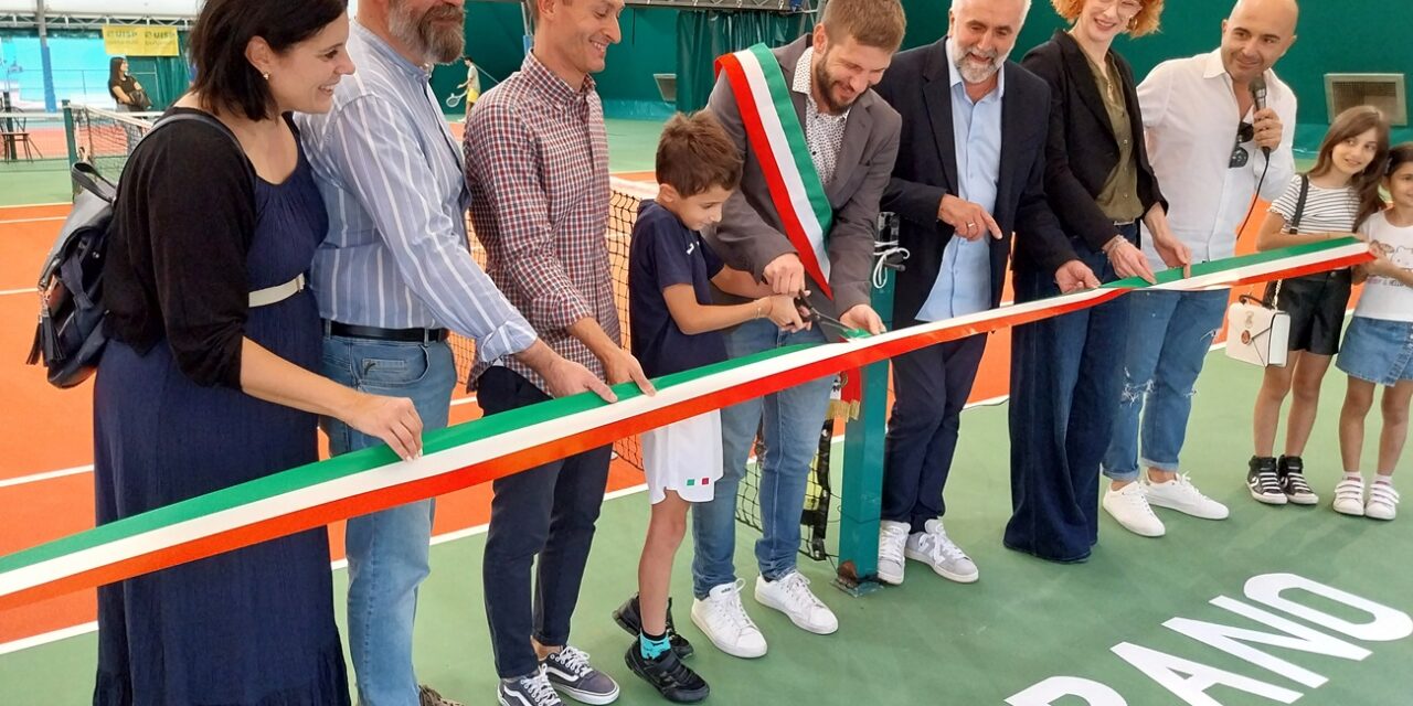 Inaugurati i nuovi campi da tennis a Fiorano Modenese con la gestione di Wesport Modena